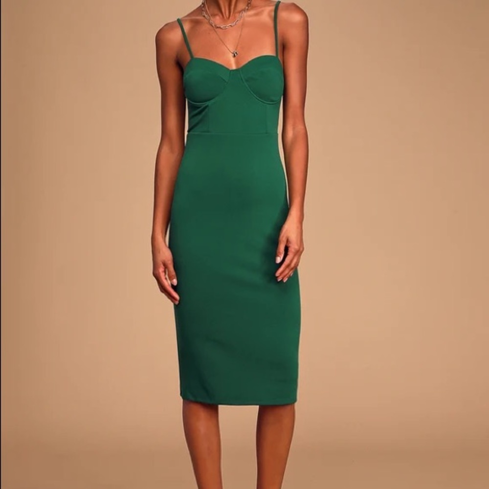 Gorgeous LuLu’s bodycon midi dress